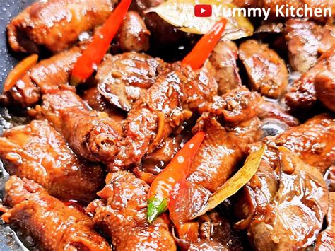 guya ng manok|Adobong Atay ng Manok (Chicken Liver Adobo).